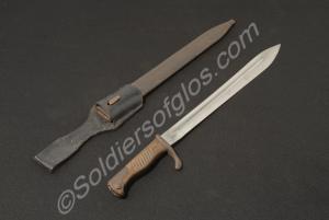 Bayonet and scabbard - German 2nd pattern 1898-190