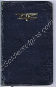 1915 diary of 1640 Corporal Herbert James Glanvill