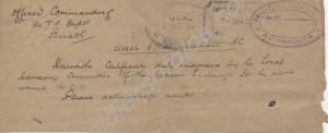 Letter regarding post war employment. 21st Decembe