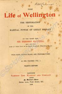 "The Life of Wellington" 4th edition, by Sir Herbe