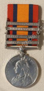 Queen's South Africa Medal with clasps for Natal,