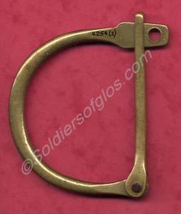 Brass "D" type kitbag lock