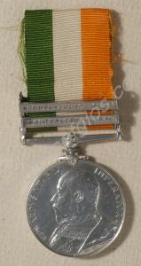 King's South Africa Medal with clasps for South Af