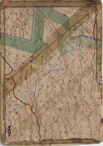 Patrol map of the Aberdare Mountain Range. Glouces