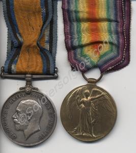 Group of two medals; British War Medal and Allied