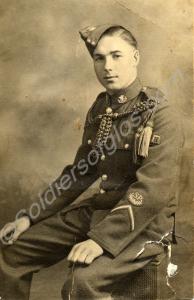 Drummer Partis of the Welch Regiment, c. 1937.