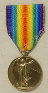 Allied Victory Medal. Awarded to 2224 Private H. D