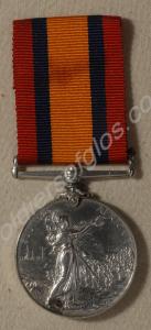 Queen's South Africa Medal. Awarded to 1186 Privat