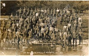 "13th Glosters - Bridge building at Wensley." 13th