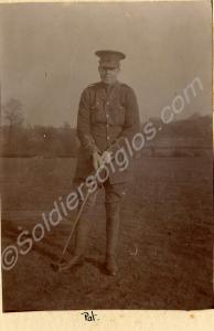"Pat". Lieutenant of the Royal Army Medical Corps