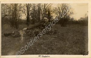 "Mr. Elsdale - E-T-N. April 1915."  9th Battalion,