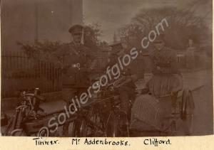 " Tinner, Mr Addenbrooke, Clifford ".  Three offic