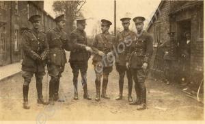 Group of officers.   9th Battalion, The Gloucester