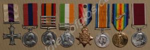Group of eight medals; Military Cross, Distinguish
