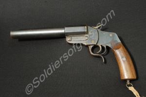 German signal pistol. 1 ins bore Ser No 2472 A.M.