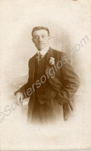 19131 Private Edgar Jones in civilian dress. 2nd B