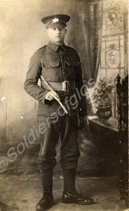 19131 Private Edgar Jones in uniform. 2nd Battalio