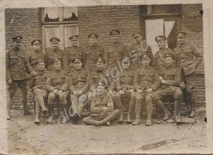 Group of soldiers from unidentified unit. c. 1914.