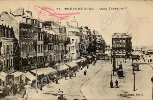 Quai Francois I,  Treport. c. 1916.