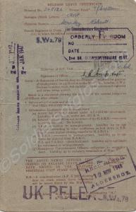 Release Leave Certificate for 348122 Temporary Cap