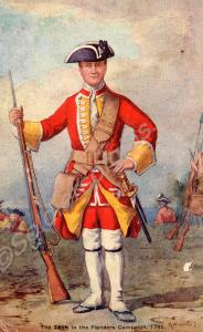 'The 28th in the Flanders Campaign, 1745'. 28th Re
