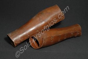 Pair of brown leather leggings. Gloucestershire Re