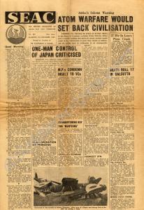 SEAC Times, 24th November 1945. South East Asia Co