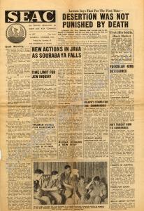SEAC Times, 1st December 1945. South East Asia Com
