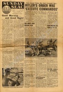 SEAC Times, 2nd December 1945. South East Asia Com
