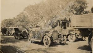 Cars and lorries. 1st Battalion, The Gloucestershi