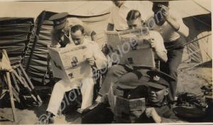 Newspapers from home - Thomson's Weekly News.  1st