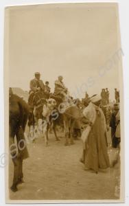 Camel ride. 1st Battalion, The Gloucestershire Reg