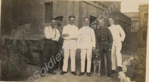 Mess orderlies and others. 1st Battalion, The Glou