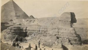 Sphinx and Pyramids. 1st Battalion,The Gloucesters