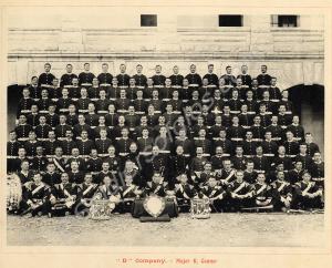 "D" Company - Major R. Conner. From the official p