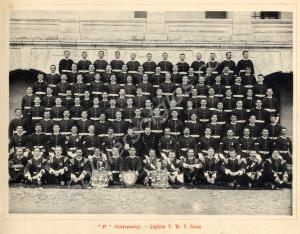 "F" Company - Captain T.W.T. Isaac. From the offic