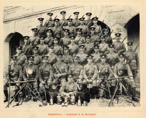 Signallers - Lieutenant G.B. Bosanquet. From the o