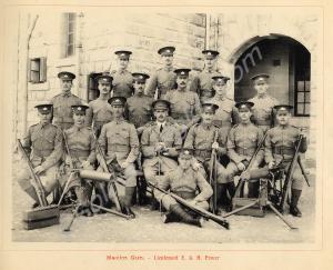 Maxim gun - Lieutenant E.G.H. Power. From the offi