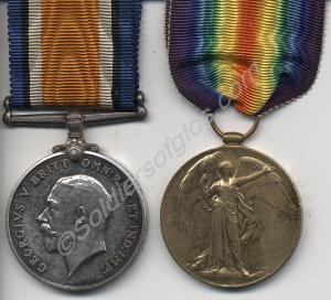 Group of two medals; British War Medal and Allied