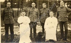 Six soldiers of 1/5th Battalion, The Gloucestershi