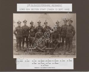 Lewis Gun Section Staff. 3rd (Reserve) Battalion,