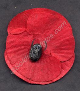 Paper poppy. One of the first produced by the Roya