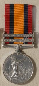 Queen's South Africa Medal with clasps for Defence