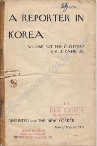 Article reprinted from the New Yorker Magazine, 26