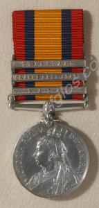 Queen's South Africa Medal with clasps  for Natal,