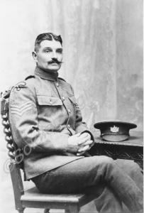 Formal portrait of 20004 Sergeant Thomas John "Jac