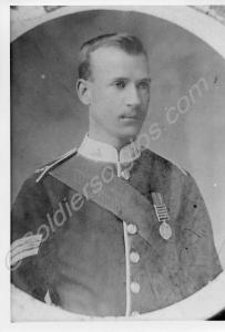 5958 Sergeant Robert John Webber, later Company Qu