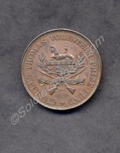 Marksman's Medal from the Charles Thomas Volunteer