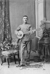 Soldier of the Gloucestershire Regiment with Queen