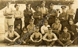 "Band D Coy 1st Glosters, Salisbury Plain 1911". 1